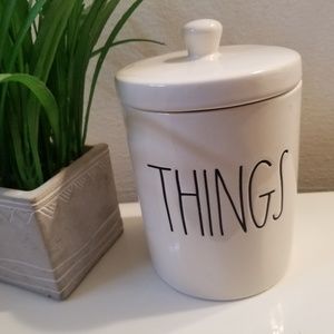 Rae Dunn New "THINGS" Lidded Jar